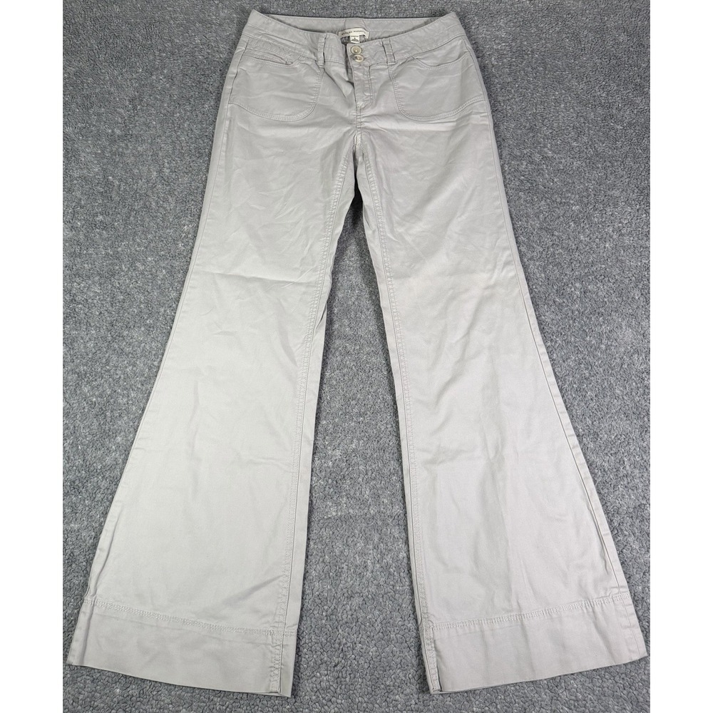 Banana Republic Pants Womens 6 Chino Trouser Low Rise Boot Flare Stretch Y2K